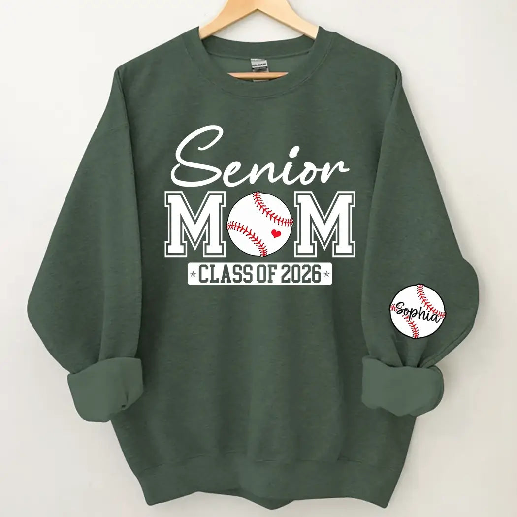 Senior Mom Class of 2026 Basketball - Pesonalized Graduation T-shirt - Duconspace