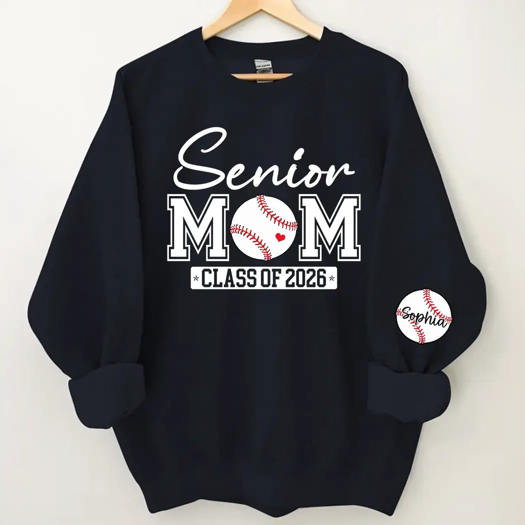 Senior Mom Class of 2026 Basketball - Pesonalized Graduation T-shirt - Duconspace