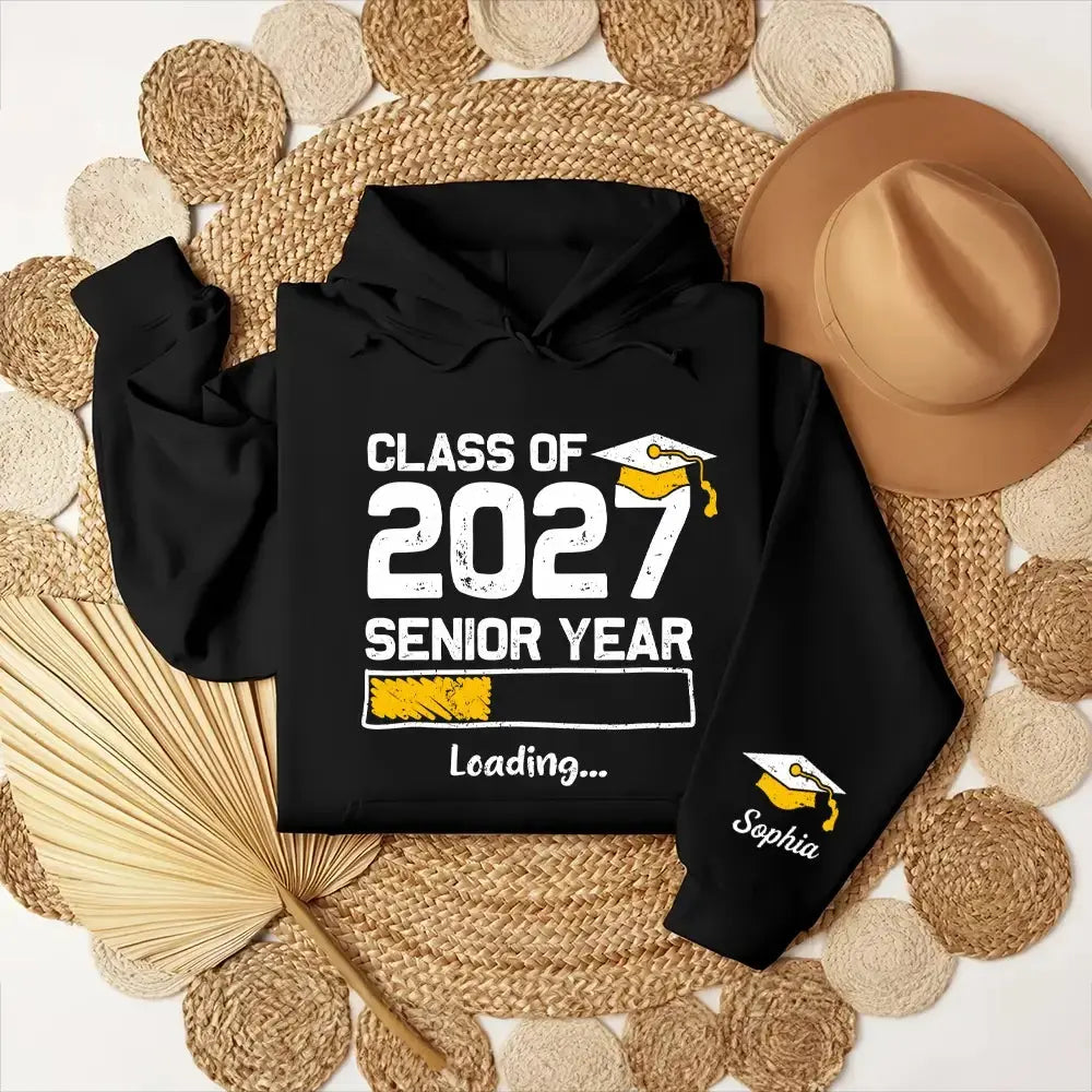 Senior Year Loading Shirt - Personalized Gift for Class of 2027 Duconspace