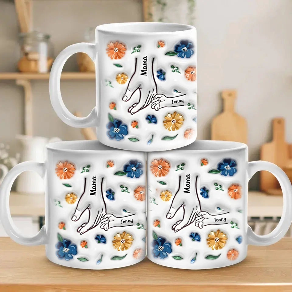 Ceramic mug with name and image for Mother’s Day