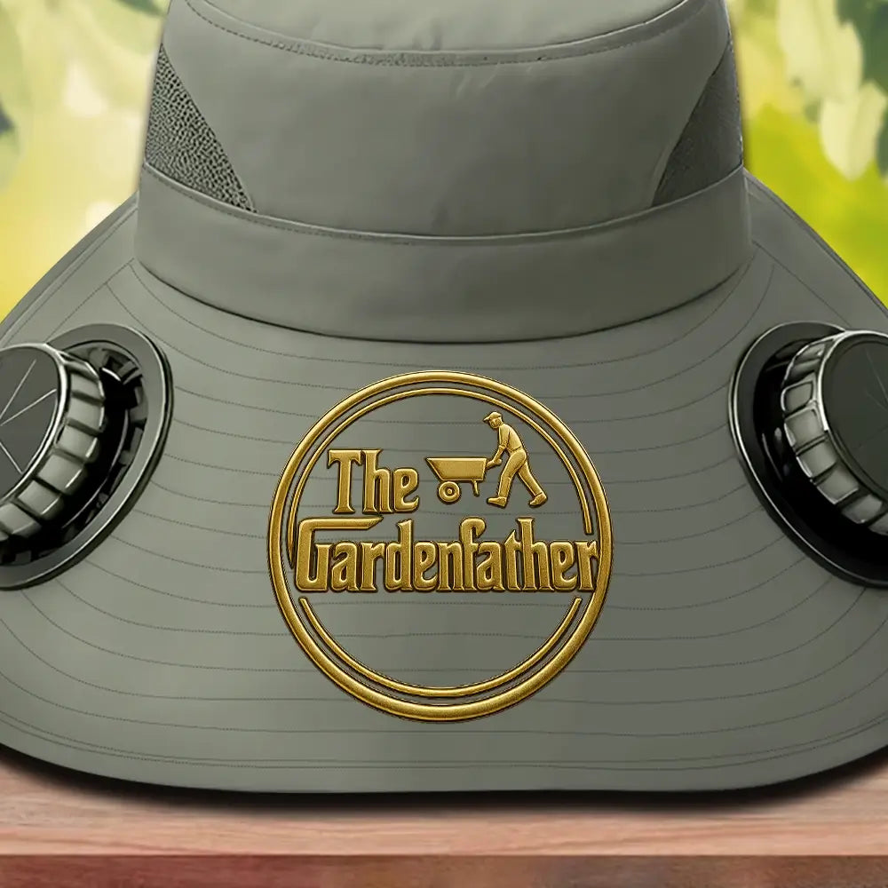 Solar Fan Hat – #1 Gardening Gift for Dad Who Has It All