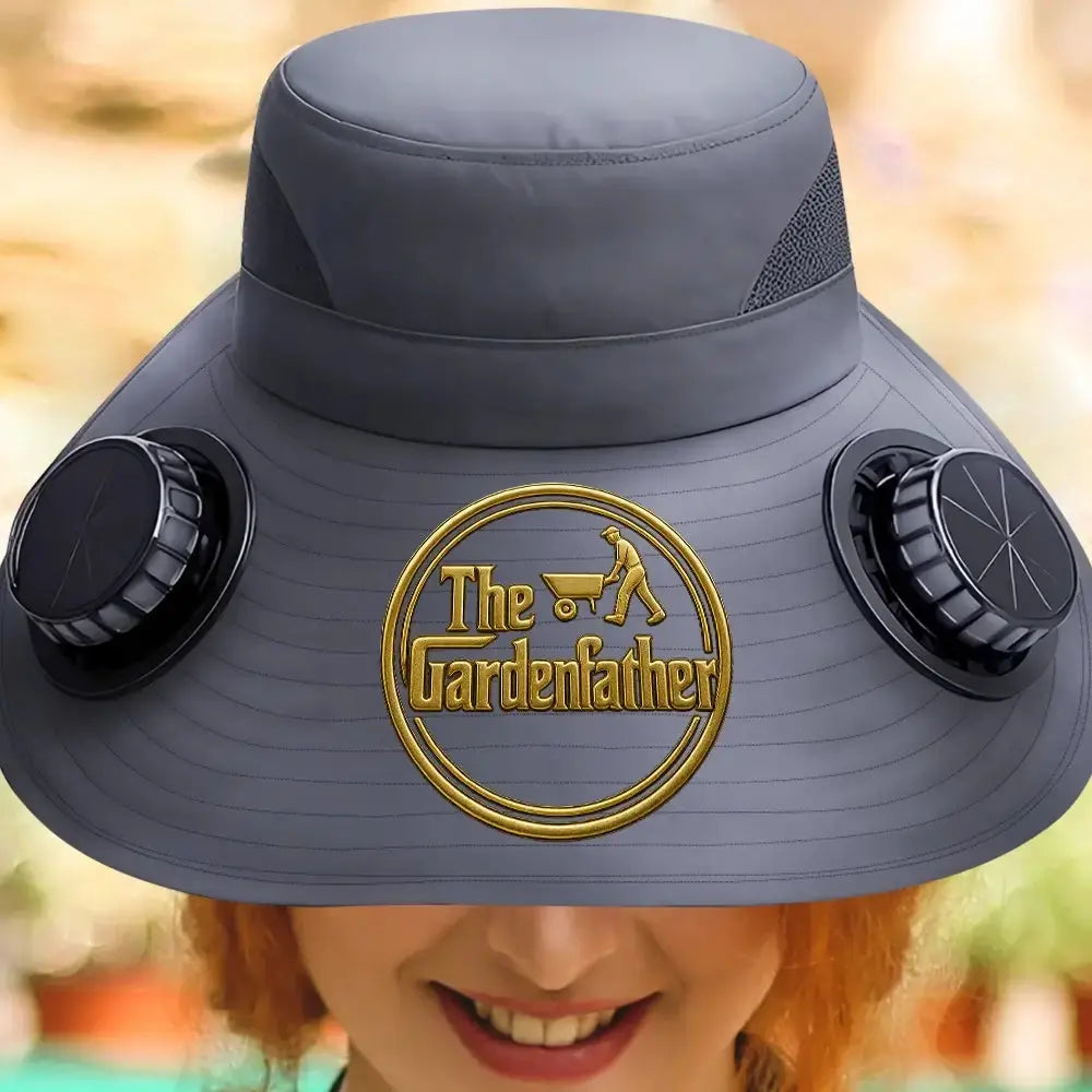 Solar Fan Hat – #1 Gardening Gift for Dad Who Has It All Duconspace
