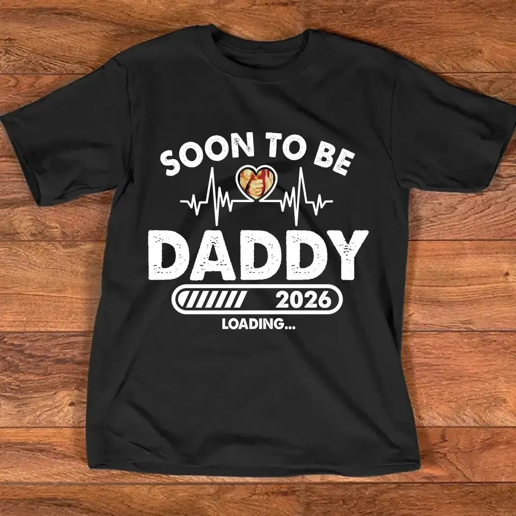 Soon to Be Daddy Dark Shirt - Personalized Gift for Father Duconspace