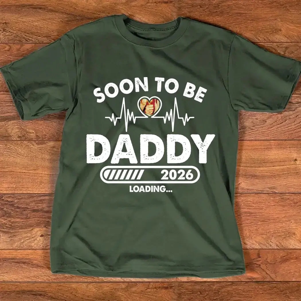 Soon to Be Daddy Dark Shirt - Personalized Gift for Father Duconspace