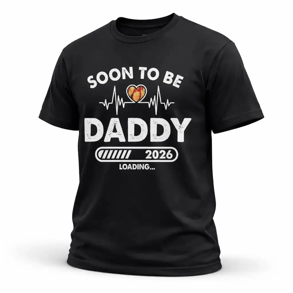 Soon to Be Daddy Dark Shirt - Personalized Gift for Father Duconspace