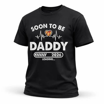 Soon to Be Daddy Dark Shirt - Personalized Gift for Father Duconspace
