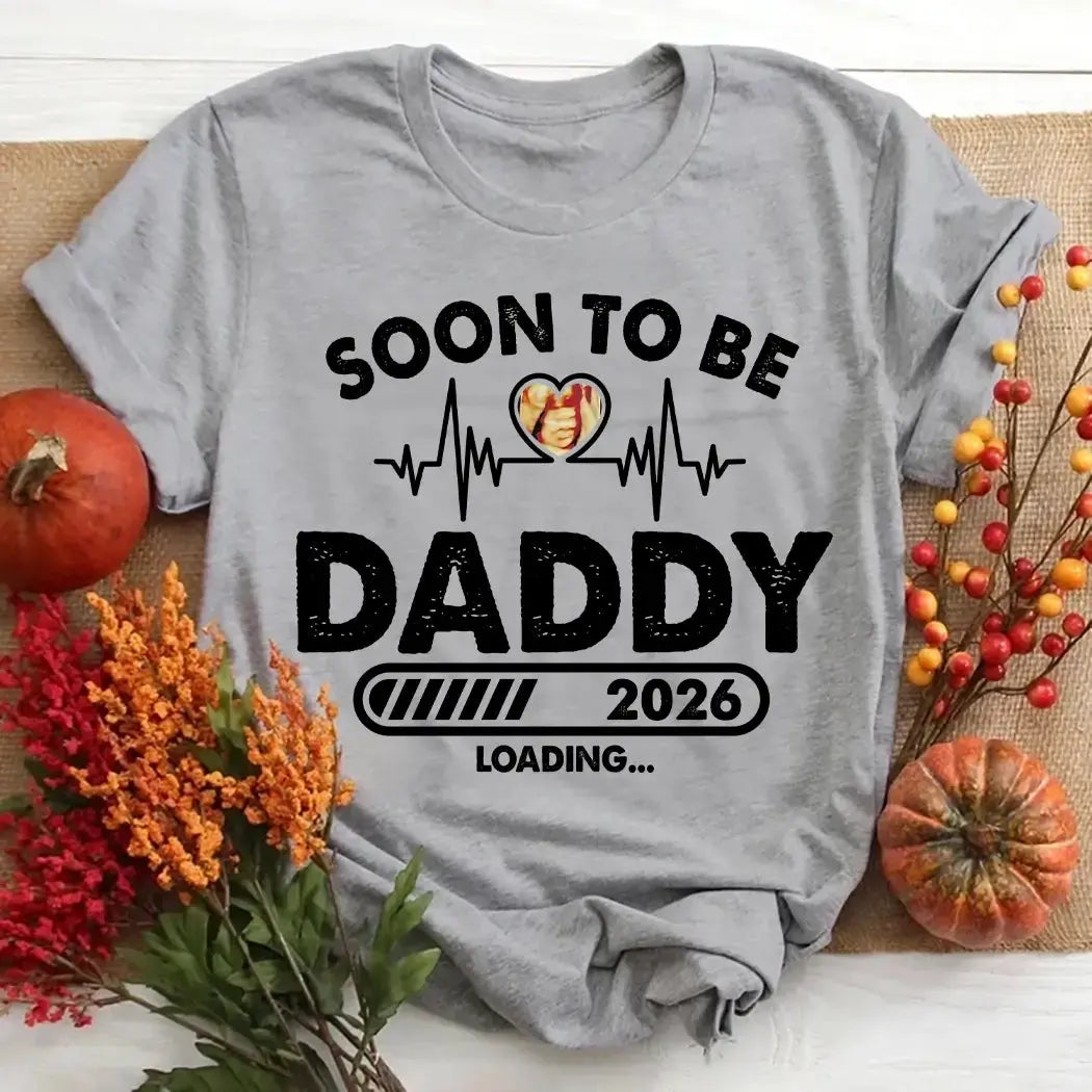 Soon to Be Daddy Light Shirt - Personalized Gift for Father Duconspace