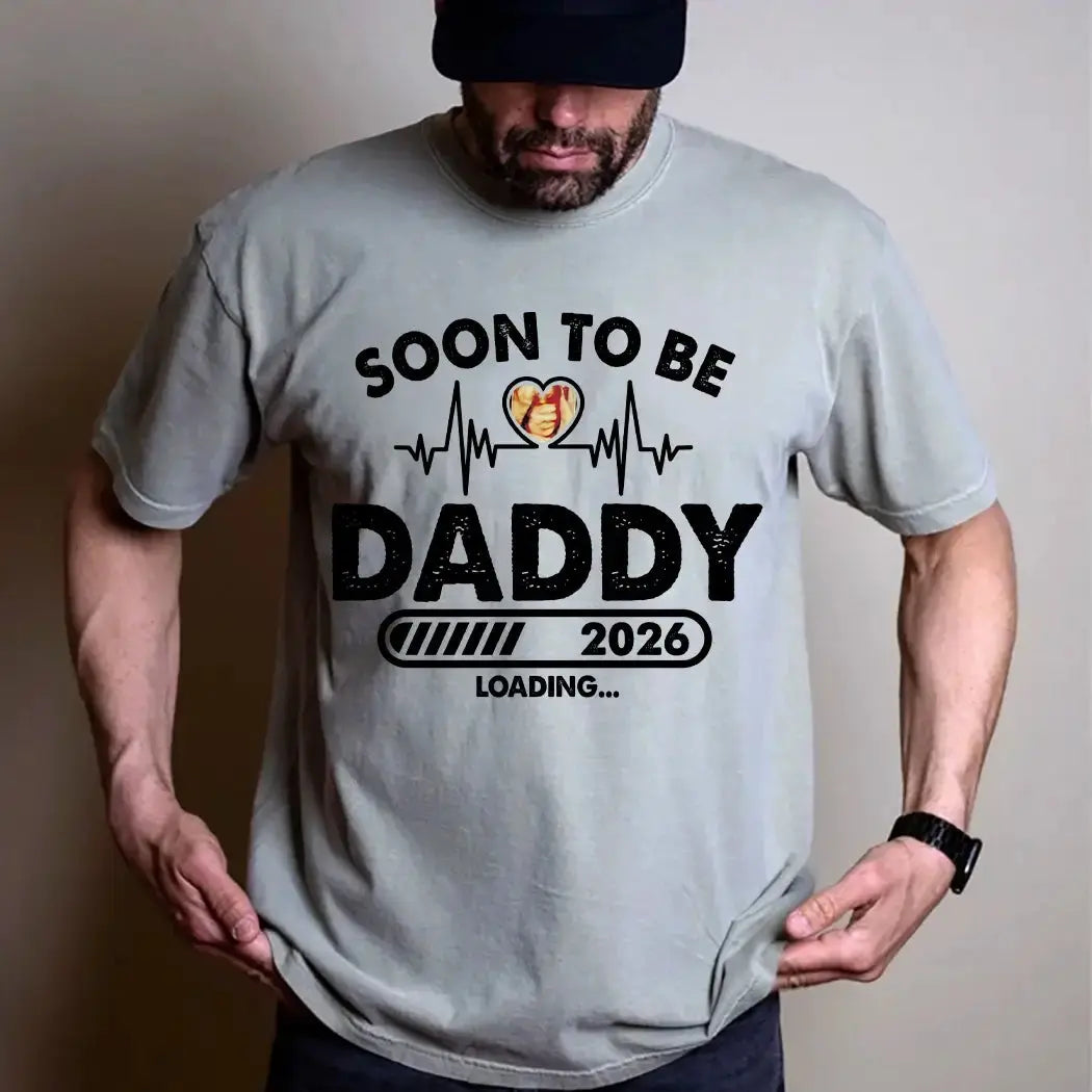 Soon to Be Daddy Light Shirt - Personalized Gift for Father Duconspace