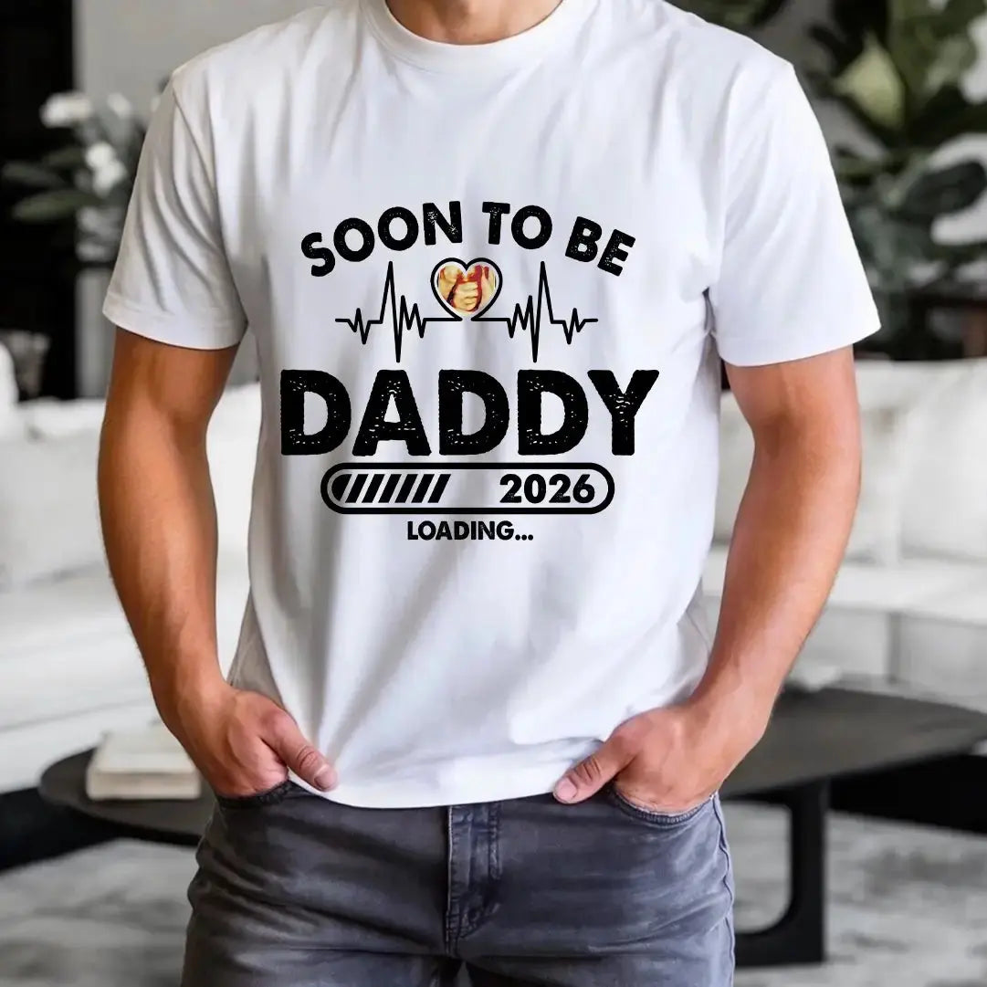 Soon to Be Daddy Light Shirt - Personalized Gift for Father Duconspace
