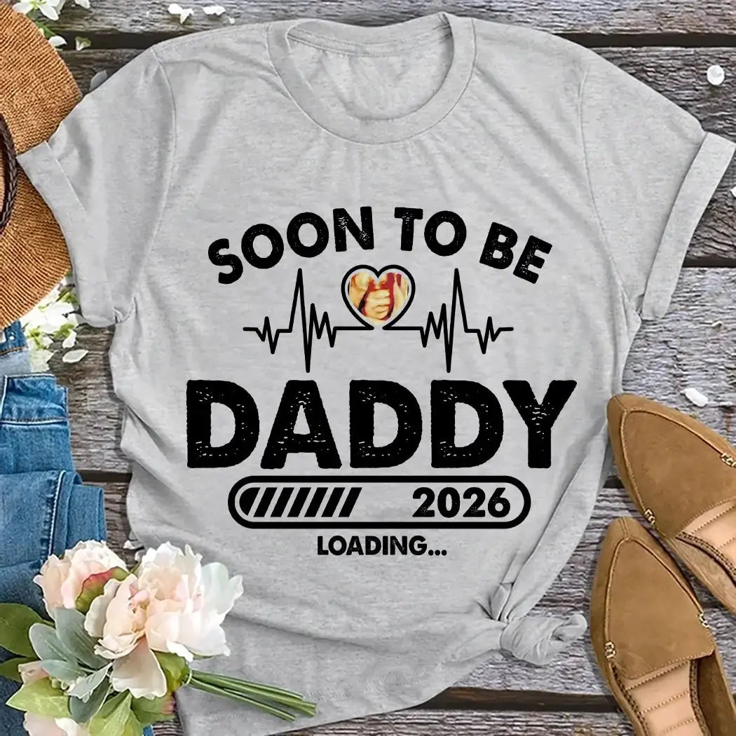 Soon to Be Daddy Light Shirt - Personalized Gift for Father Duconspace