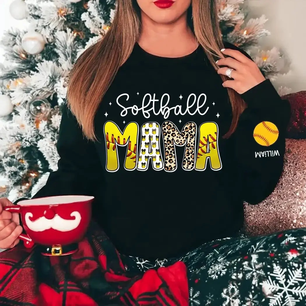 Sport Mom Sweatshirt - Personalized Gift for Game Day Duconspace