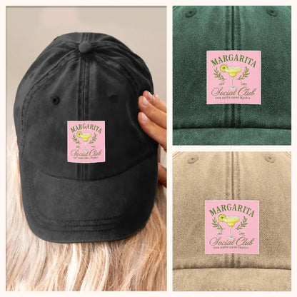Tequila Sunrise Drink Hat, Custom Margarita Drinking Hat