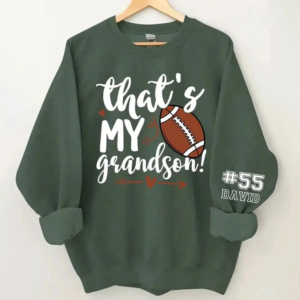 That My Grandson Sweatshirt - Personalized Gift for Family Member Duconspace