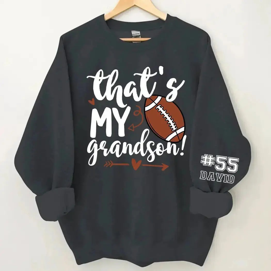 That My Grandson Sweatshirt - Personalized Gift for Family Member Duconspace