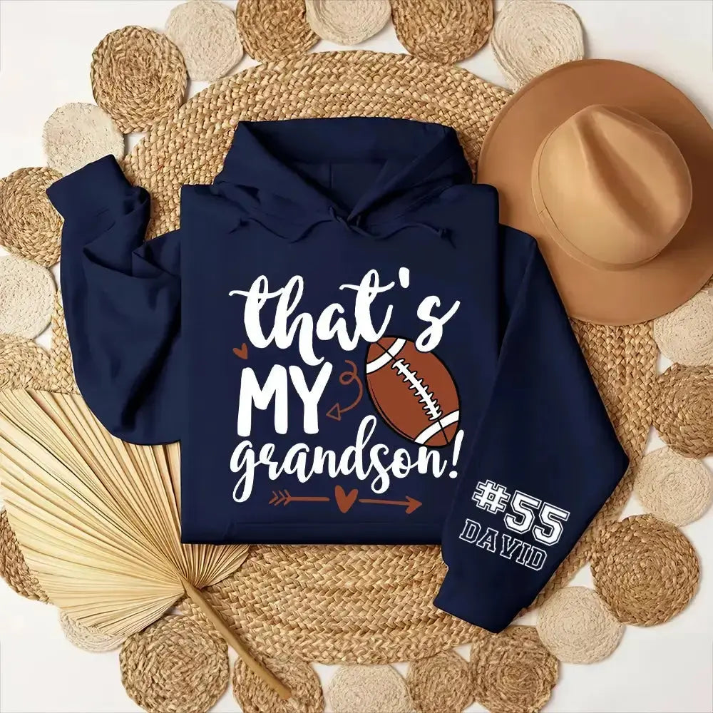 That My Grandson Sweatshirt - Personalized Gift for Family Member Duconspace