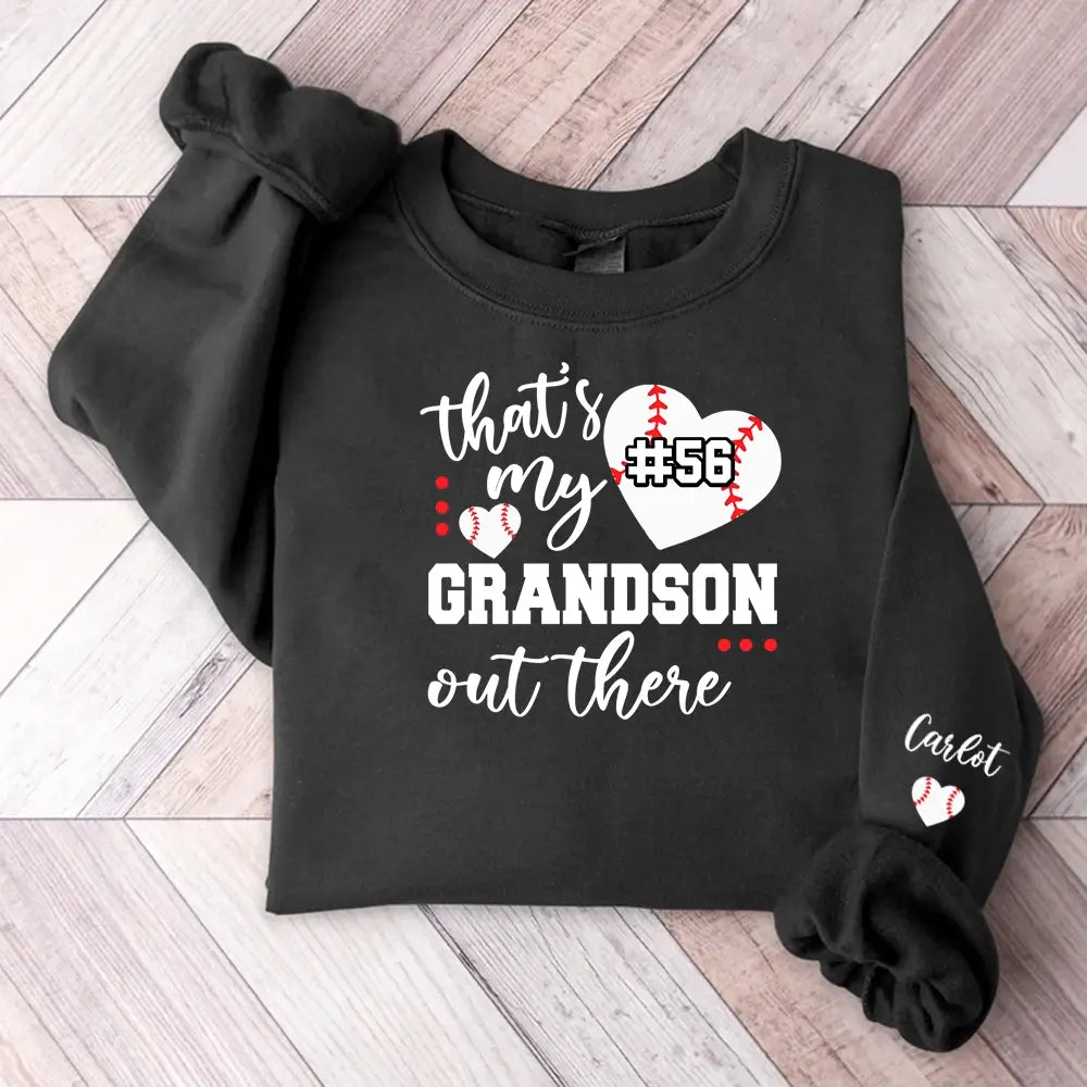 That's My Grandson Out There Soccer Grandma Mother's Day Sweatshirt