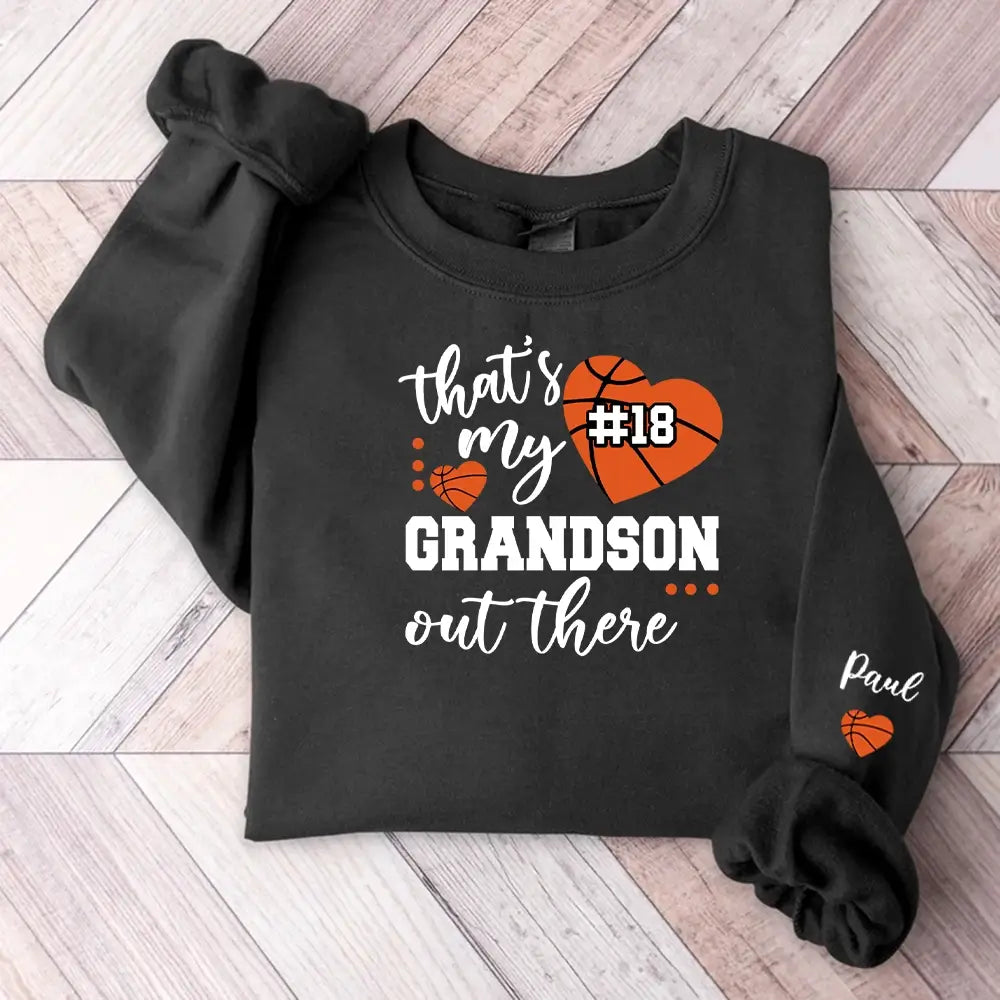 That's My Grandson Out There Soccer Grandma Mother's Day Sweatshirt