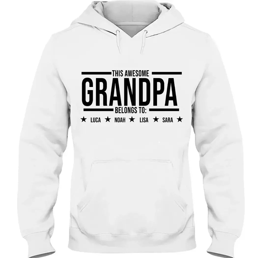 This Awesome Grandpa Belong to - Personalized Gift for Grandpa Duconspace
