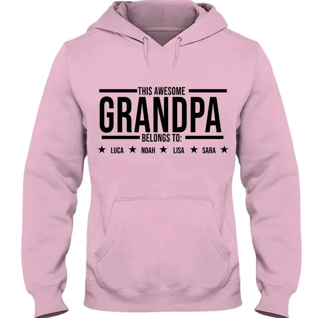 This Awesome Grandpa Belong to - Personalized Gift for Grandpa Duconspace