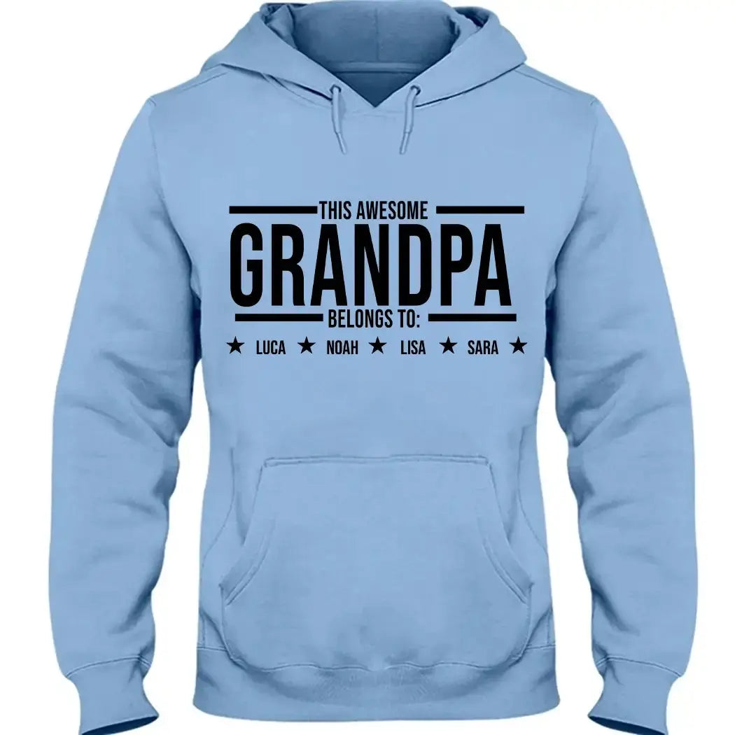 This Awesome Grandpa Belong to - Personalized Gift for Grandpa Duconspace