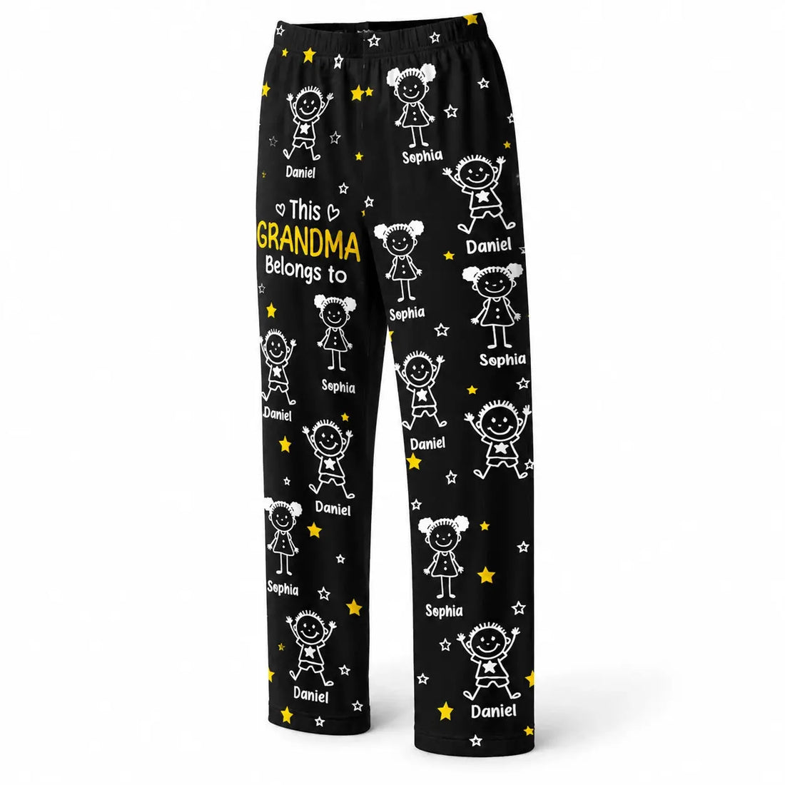 This Grandma Belongs to - Personalized Pajama Pants, Gift for Grandma, Mom Duconspace