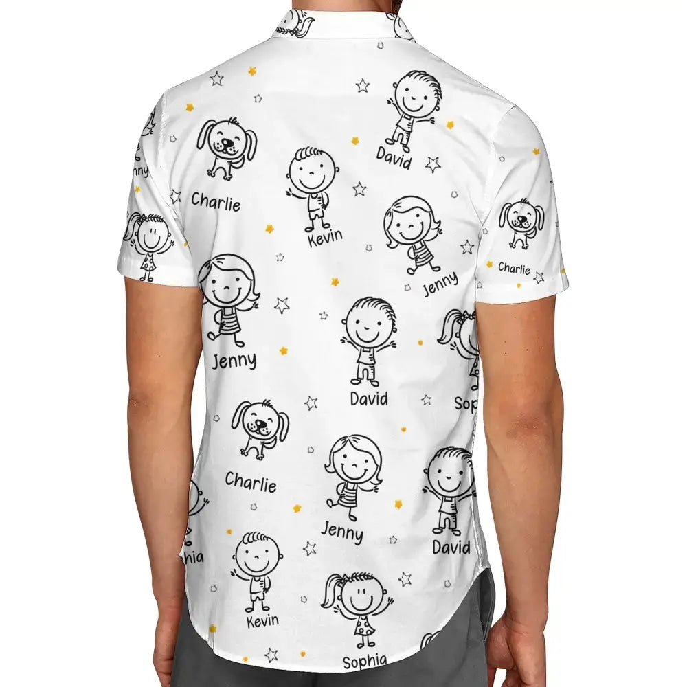 This Grandpa Belongs to Hawaiian Shirt - Personalized Gift for Grandpa Duconspace