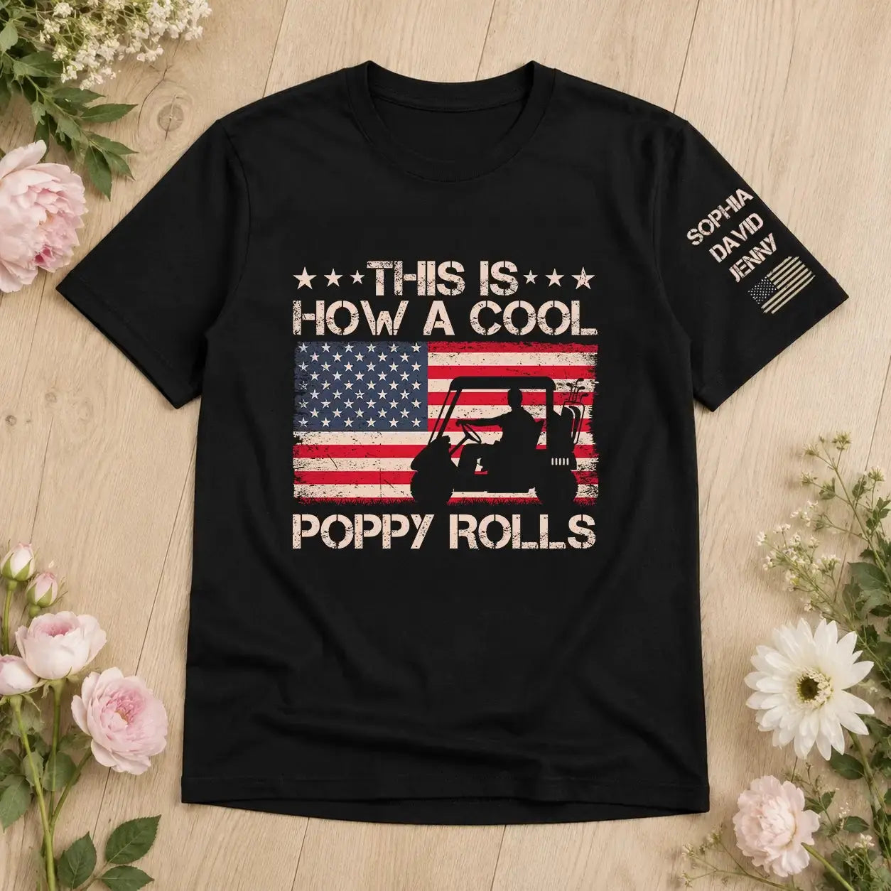 This is How a Cool Grandpa Rolls Vintage Shirt - Personalized Gift for Dad, Grandpa Duconspace