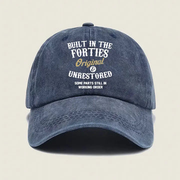 Timeless Style for Every Age - Custom Unisex Cotton Hat, Personalized Gift for Seniors and All Ages Ducon Space