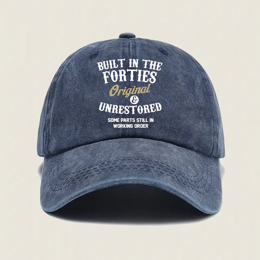 Timeless Style for Every Age - Custom Unisex Cotton Hat, Personalized Gift for Seniors and All Ages