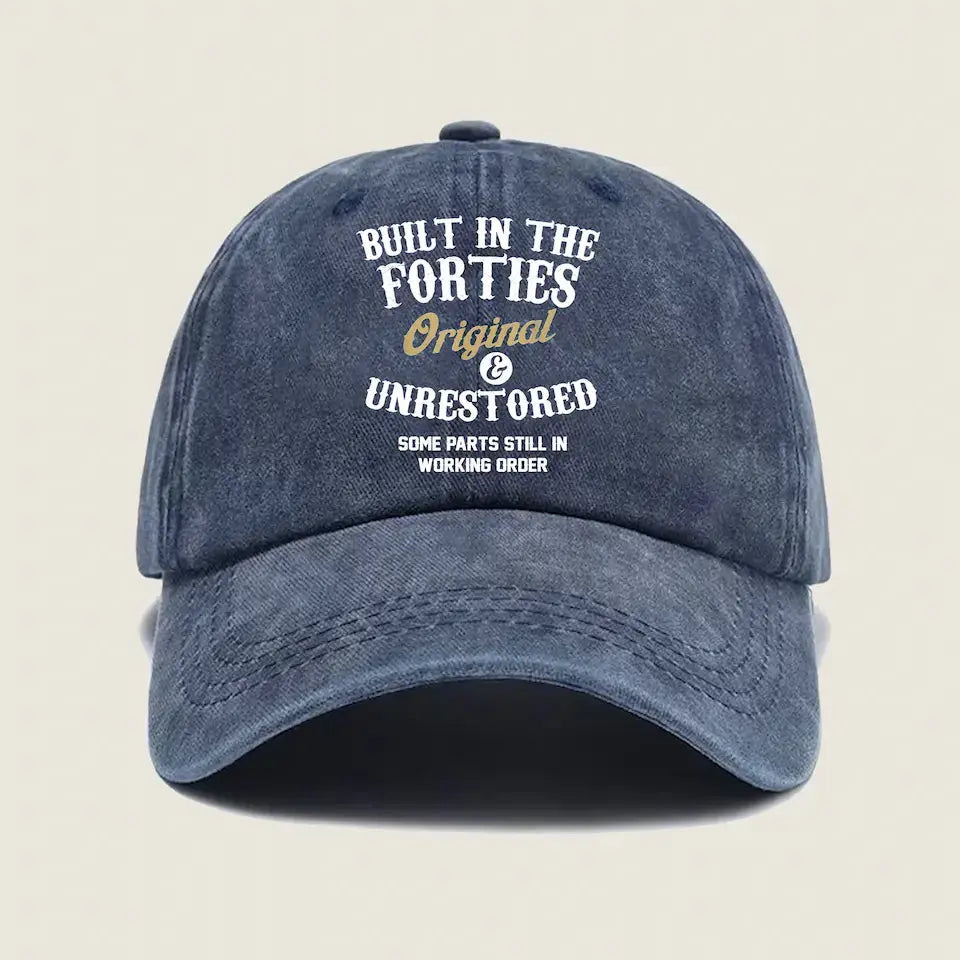 Timeless Style for Every Age - Custom Unisex Cotton Hat, Personalized Gift for Seniors and All Ages Ducon Space