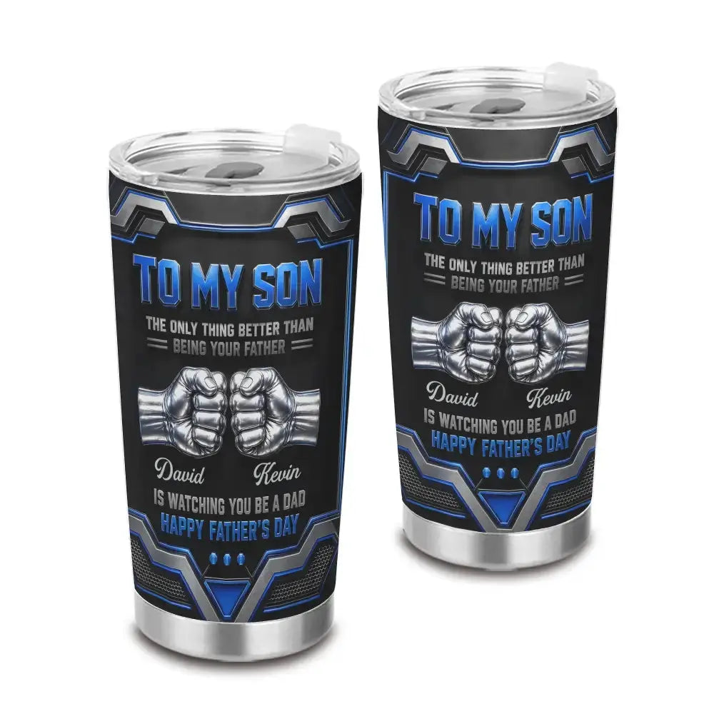 To My Son Tumbler - Personalized Gift for Father's Day Duconspace