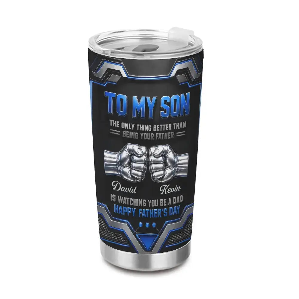 To My Son Tumbler - Personalized Gift for Father's Day Duconspace