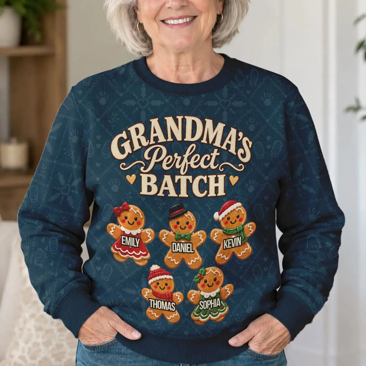 Ugly Sweater Grandma Grandpa Perfect Patch Christmas Gift Duconspace