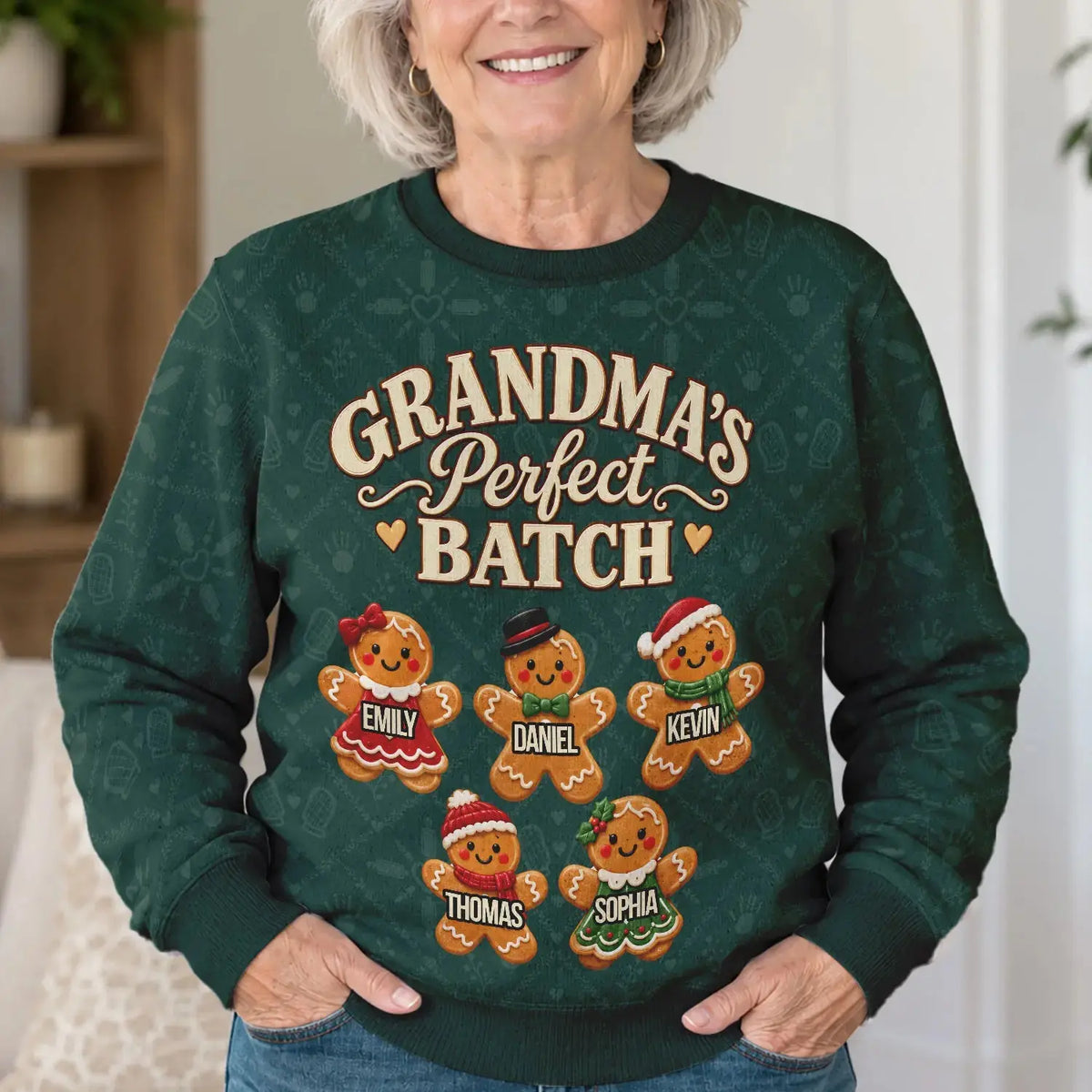 Ugly Sweater Grandma Grandpa Perfect Patch Christmas Gift Duconspace