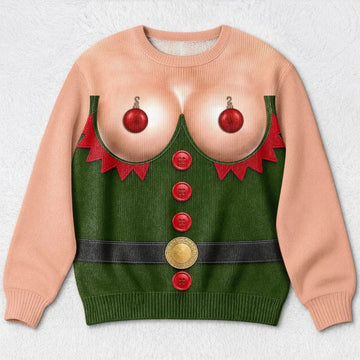 Ugly Sweater Santas Favorite Party Girl Funny Gift Duconspace