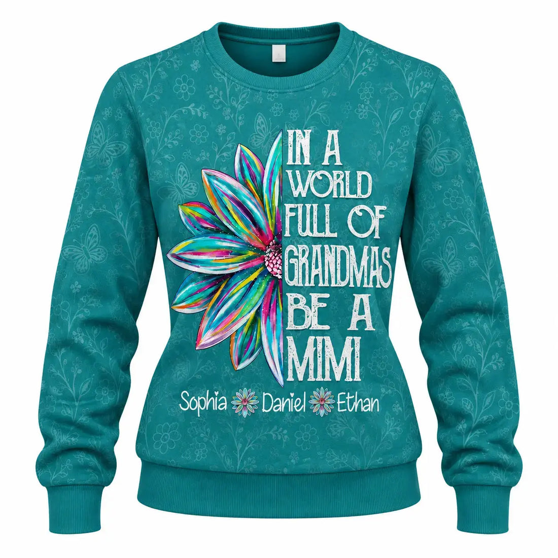 Ugly Sweater In A World Full Of Grandmas Be A Mimi Gift Duconspace