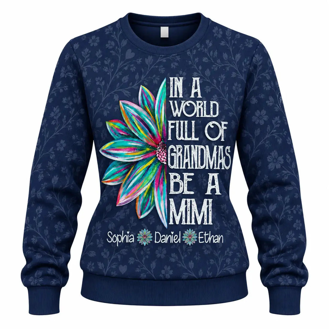 Ugly Sweater In A World Full Of Grandmas Be A Mimi Gift Duconspace