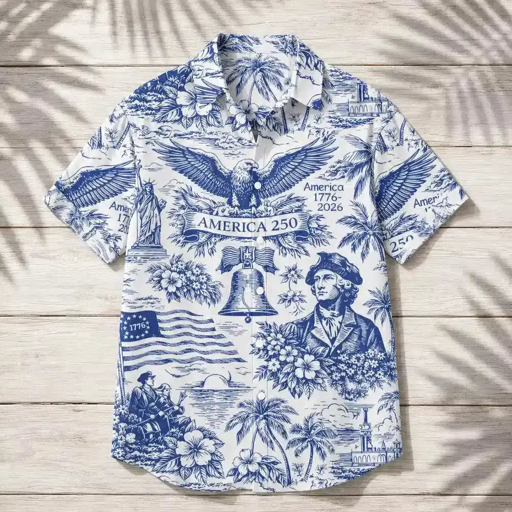 Usa Anniversary Hawaiian Shirt - Gift for 250th Celebration Duconspace
