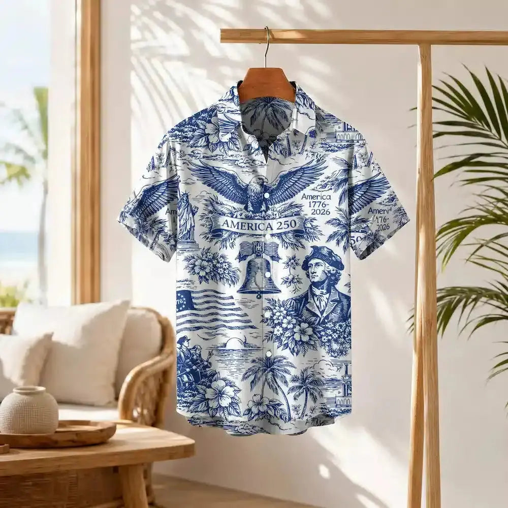 Usa Anniversary Hawaiian Shirt - Gift for 250th Celebration Duconspace