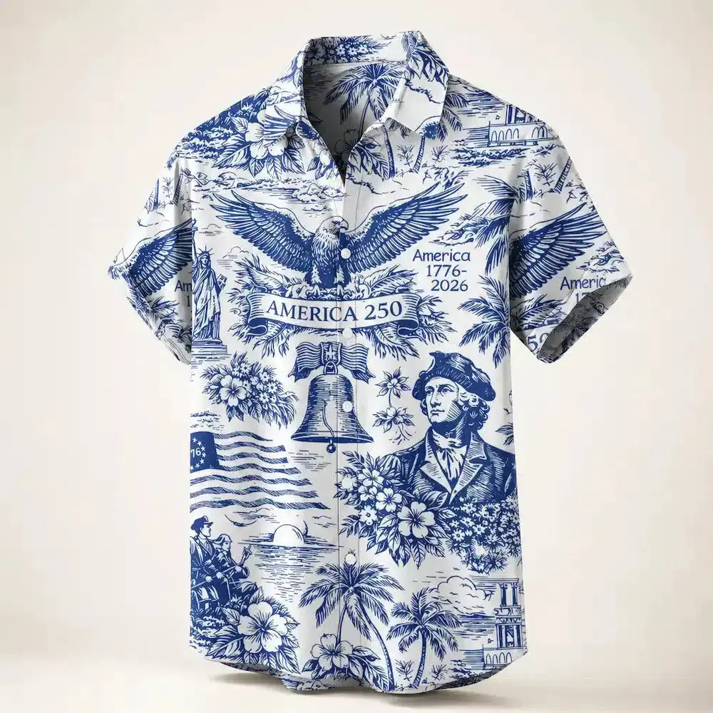 Usa Anniversary Hawaiian Shirt - Gift for 250th Celebration Duconspace
