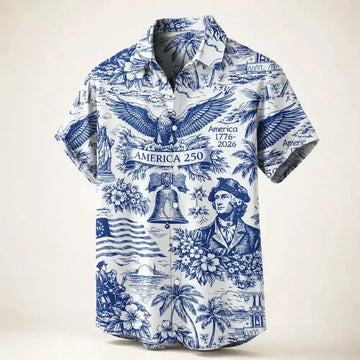 Usa Anniversary Hawaiian Shirt - Gift for 250th Celebration Duconspace
