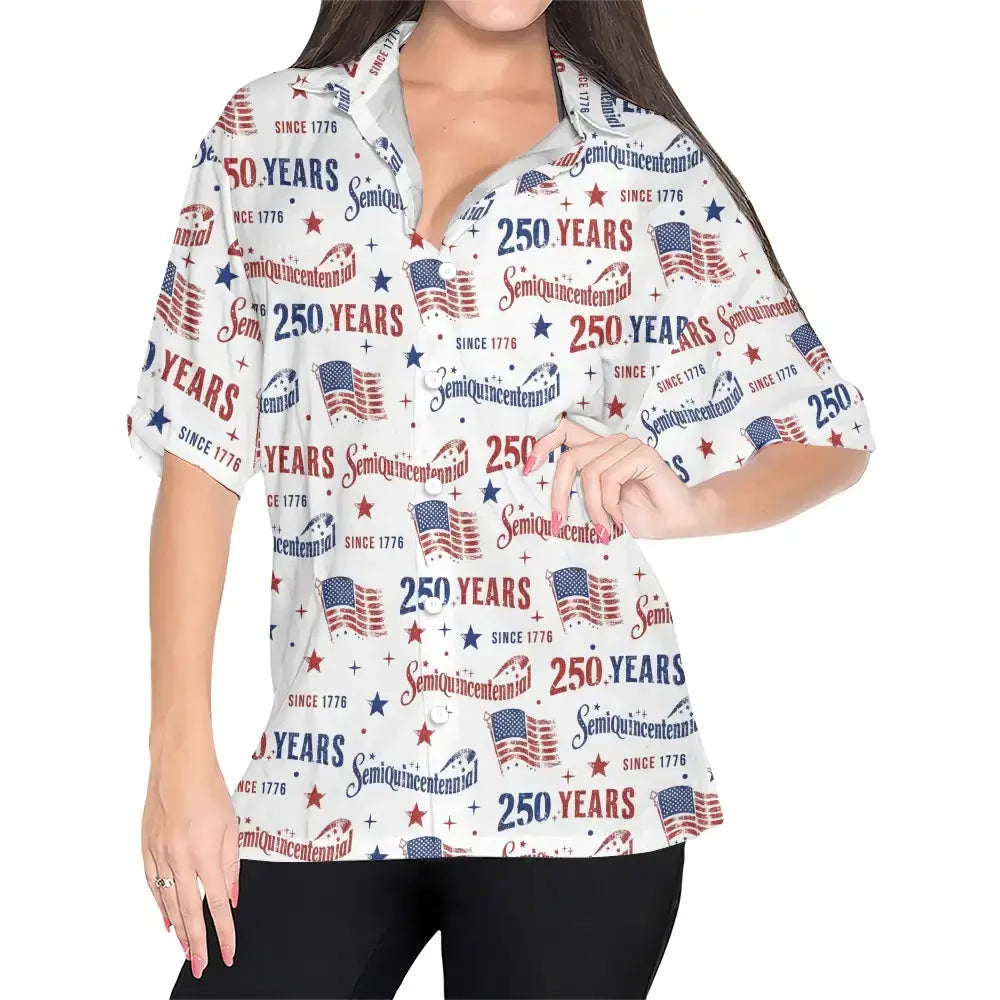 Usa Anniversary Hawaiian Shirt - Gift for 250th Celebration of the Declaration of Independence Duconspace