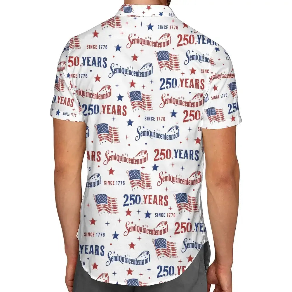 Usa Anniversary Hawaiian Shirt - Gift for 250th Celebration of the Declaration of Independence Duconspace