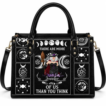 Witch More Of Us Halloween Leather Handbag Duconspace