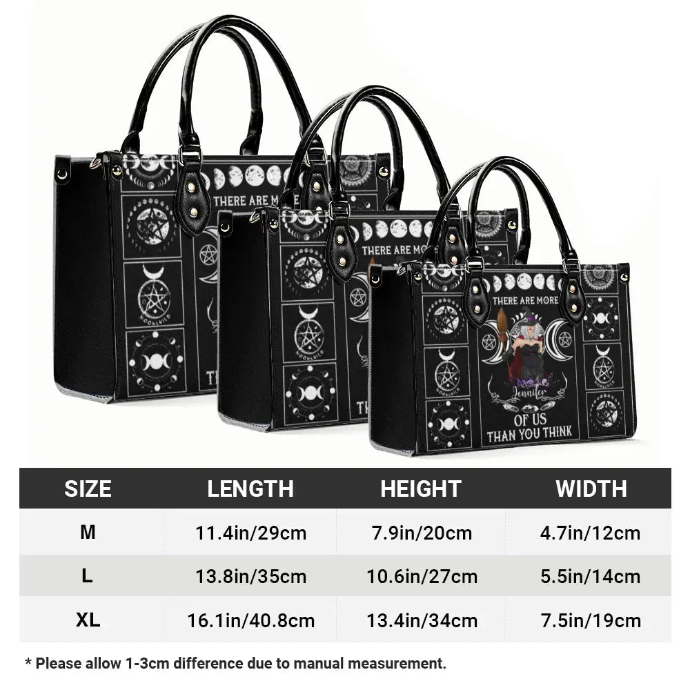 Witch More Of Us Halloween Leather Handbag Duconspace