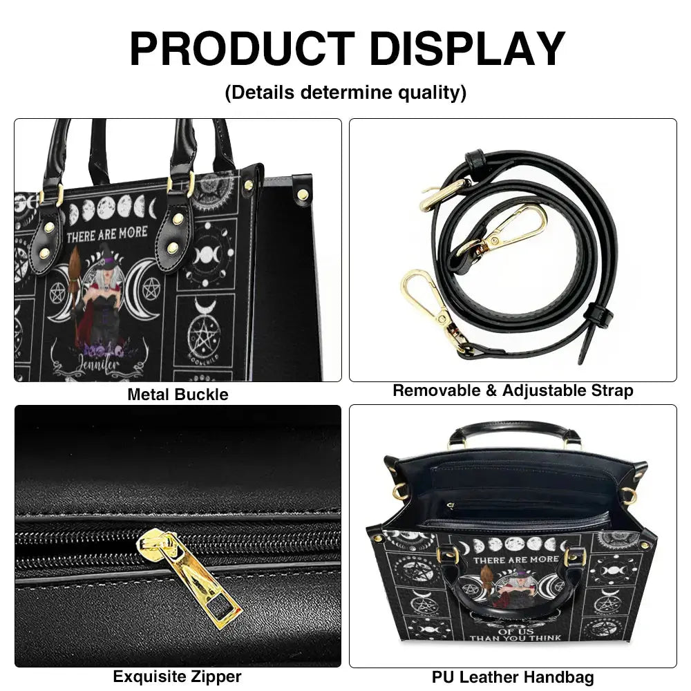 Witch More Of Us Halloween Leather Handbag Duconspace