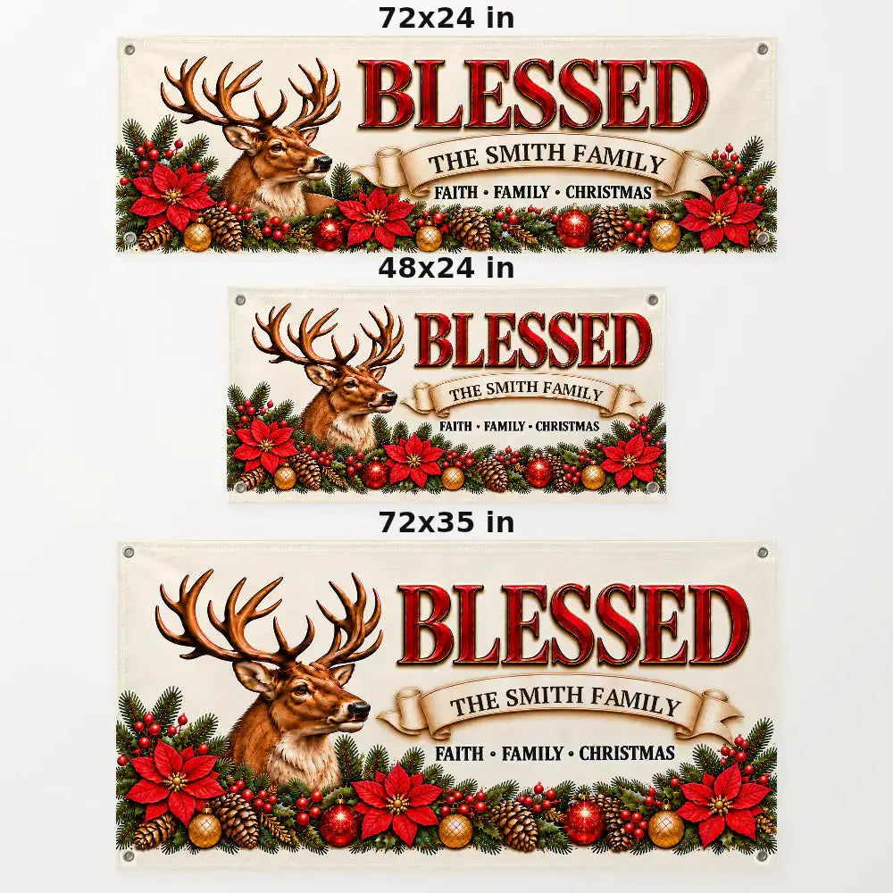 Banner sizes 72x24 in, 48x24 in, 72x35 in