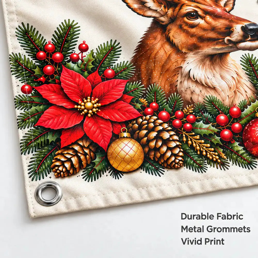 Durable fabric, metal grommets, vivid print detail