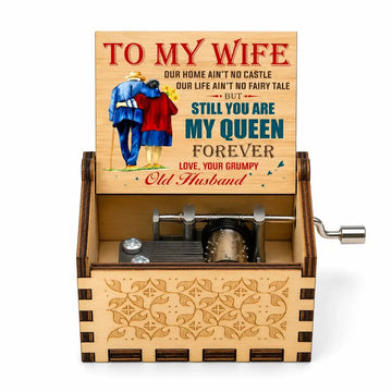 You Are My Queen Forever Music Box - Gift for Couple Duconspace