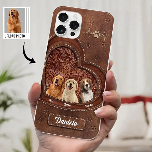 Your Pet, Your Style - Funny Custom Dog & Cat Photo Clear Phone Case, Personalized Gift for Pet Owners & Animal Lovers